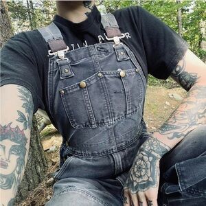 Vintage Style Small Unlined Carhartt Bib Overalls